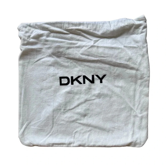 DKNY Python Golden Leather Shoulder Purse Bag Crossbody Snakeskin Chain NEW - Picture 11 of 11